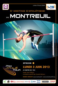 Meeting d'athlétisme. Le lundi 3 juin 2013 à Montreuil. Seine-saint-denis. 